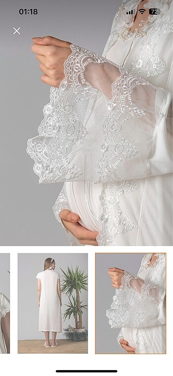 Lohusa sabahlık/TERLİK TAÇ DAHİL - Görsel 3