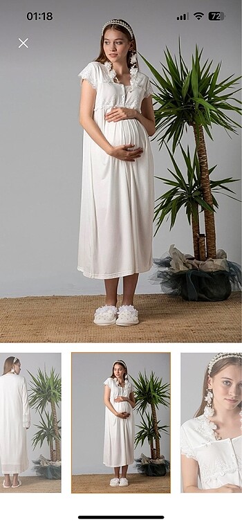 Lohusa sabahlık/TERLİK TAÇ DAHİL - Görsel 4