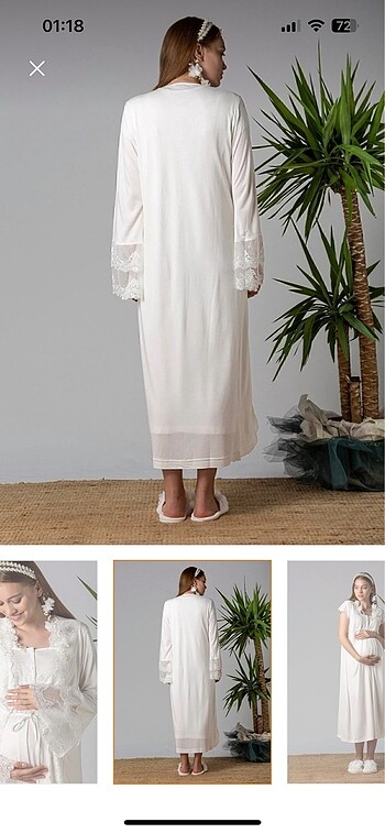 Lohusa sabahlık/TERLİK TAÇ DAHİL - Görsel 5