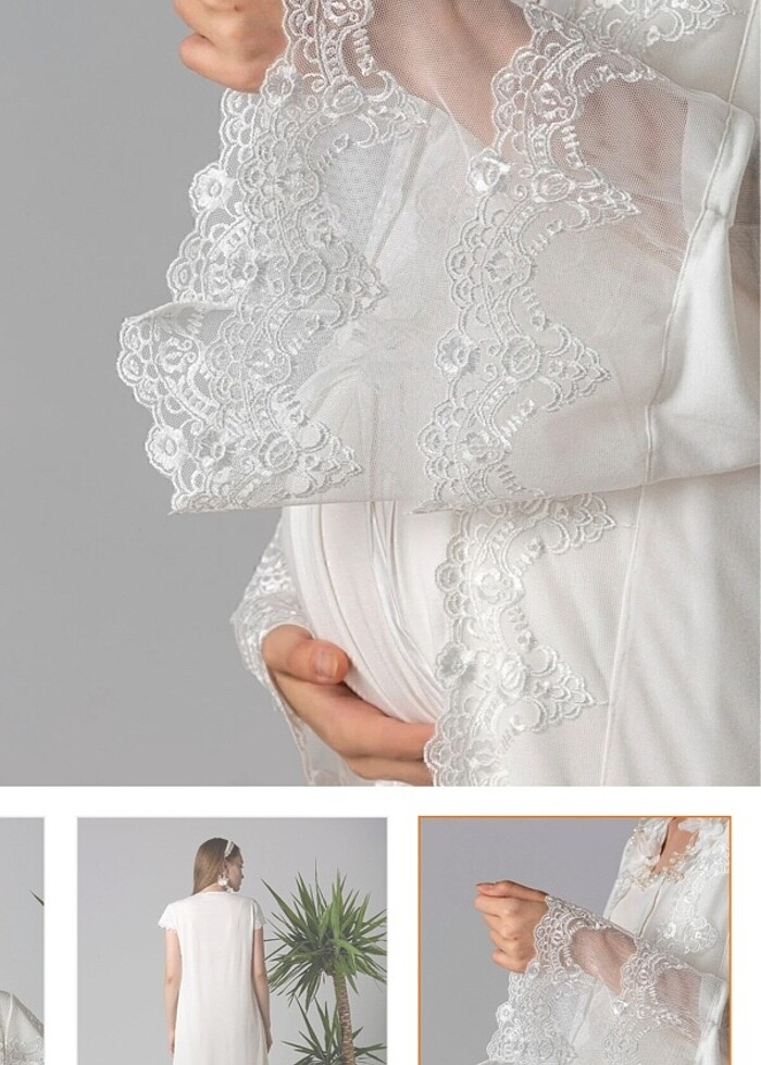 Lohusa sabahlık/TERLİK TAÇ DAHİL - Görsel 3