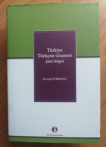 Türkiye Türkçesi Grameri Şekil Bilgisi