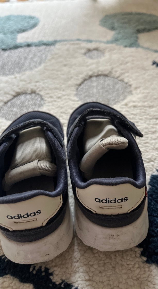 Erkek Çocuk Lacivert Cırtlı Spor Ayakkabı - Görsel 3