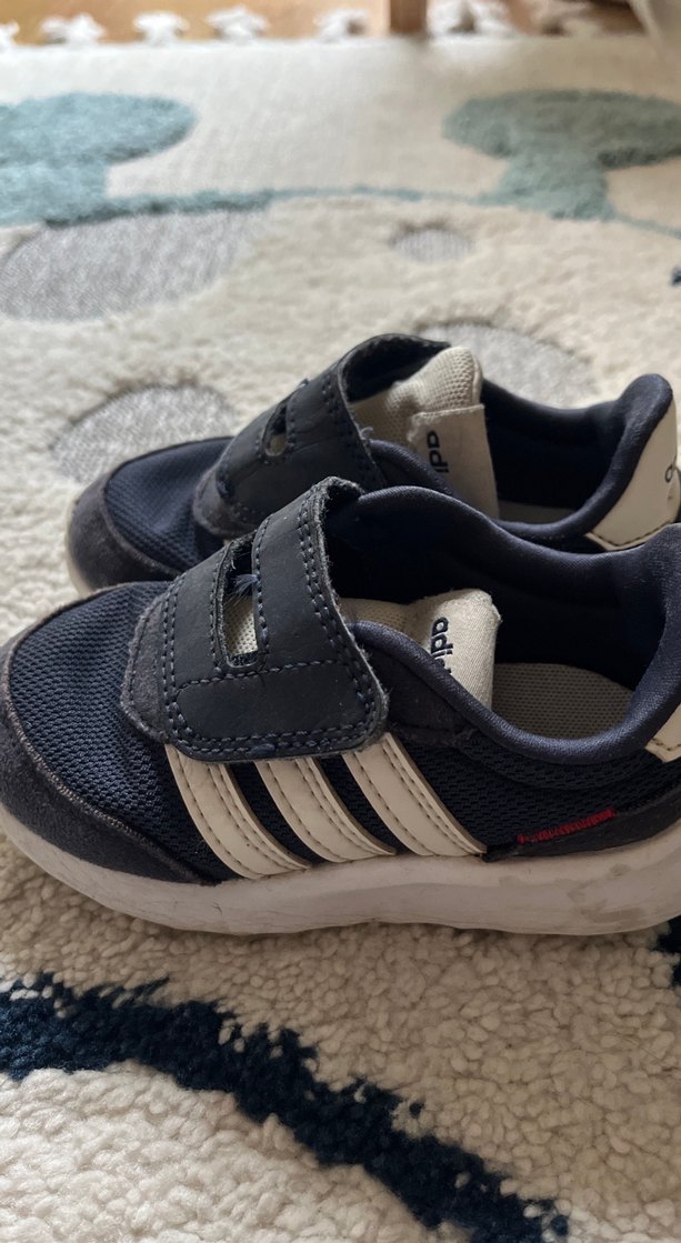 Erkek Çocuk Lacivert Cırtlı Spor Ayakkabı - Görsel 2