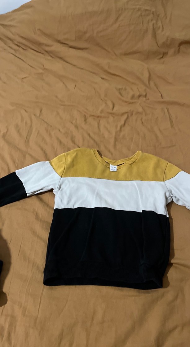 Erkek Çocuk Renk Bloklu Sweatshirt - Görsel 3