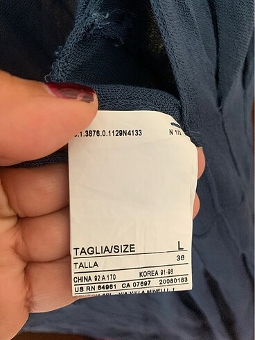 l Beden lacivert Renk Sisley ince triko elbise