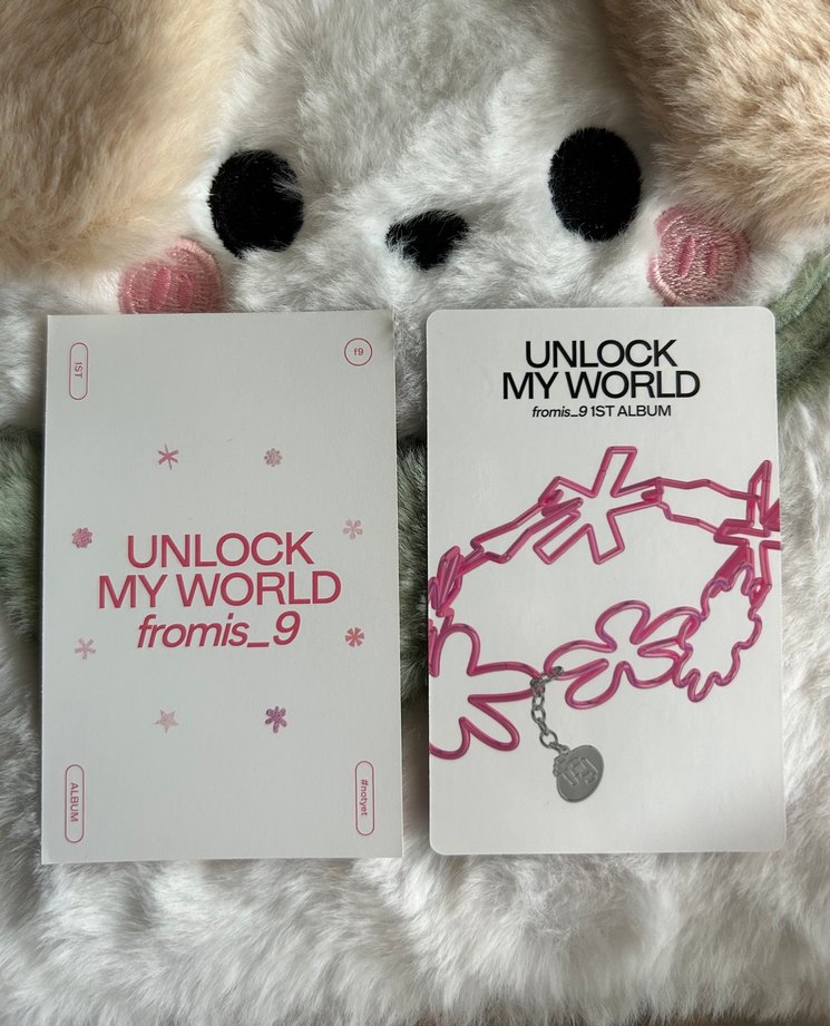 orijinal fromis_9 seoyeon saerom photocard - Görsel 2