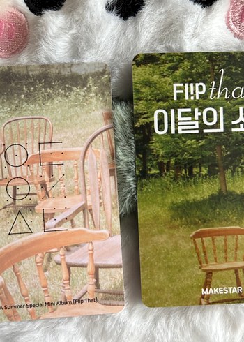 orijinal loona loossemble yeojin photocard - Görsel 2