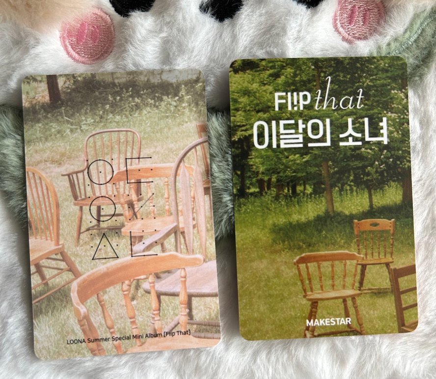 orijinal loona loossemble yeojin photocard - Görsel 2