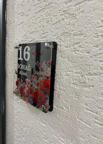 Beden dekoratif kapı isimligi