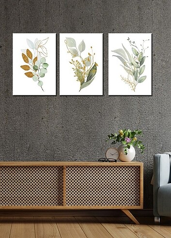 Diğer Dekoratif 3lü tablo seti