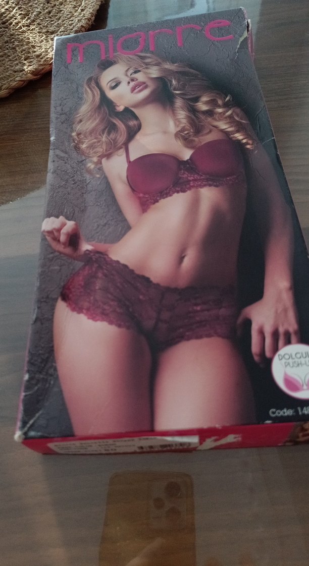 Bordo Dantelli Bohem Sütyen Takımı - Görsel 2