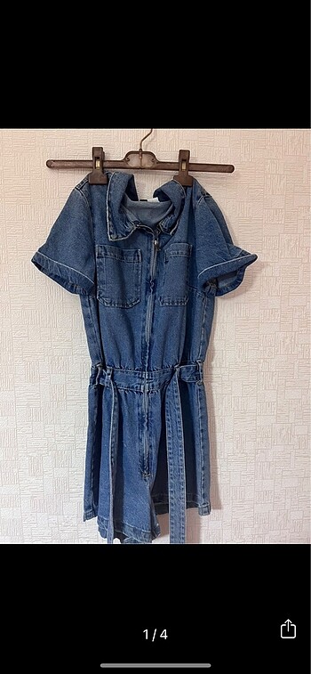 H&M şortlu jean tulum