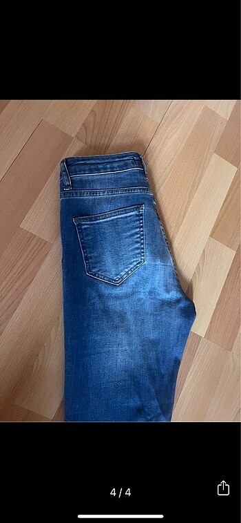 xs Beden lacivert Renk trendyol jean pantolon