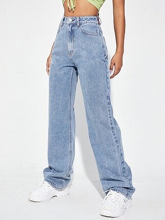 wide leg bol paça jean