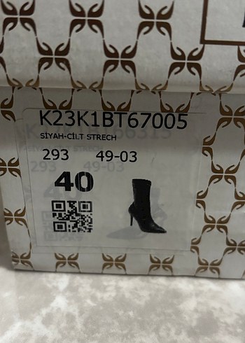 Siyah Streç Topuklu Bot - Görsel 7