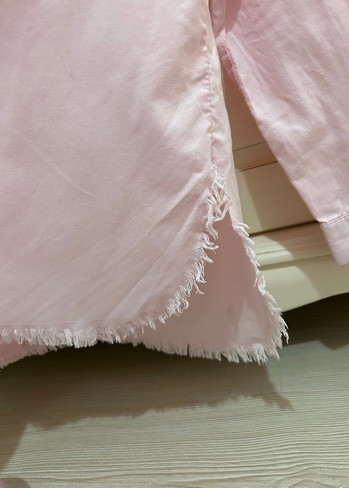 Toz pembe gömlek - Görsel 3