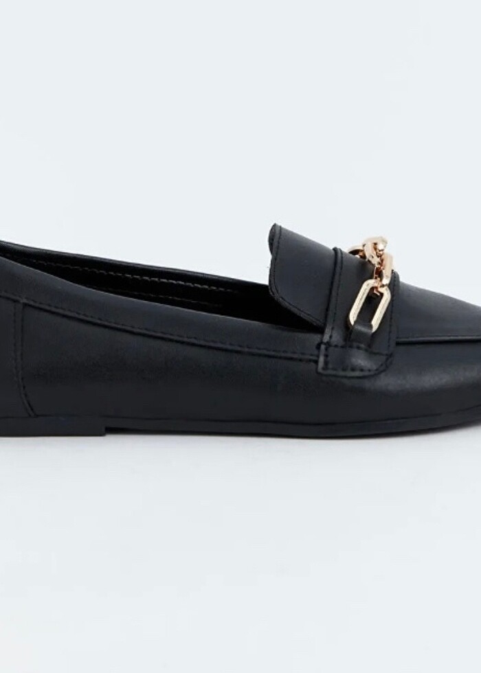 LCW siyah kadın espadril ayakkabı - Görsel 2