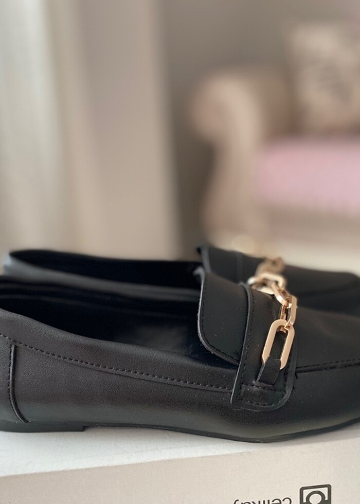 LCW siyah kadın espadril ayakkabı - Görsel 3