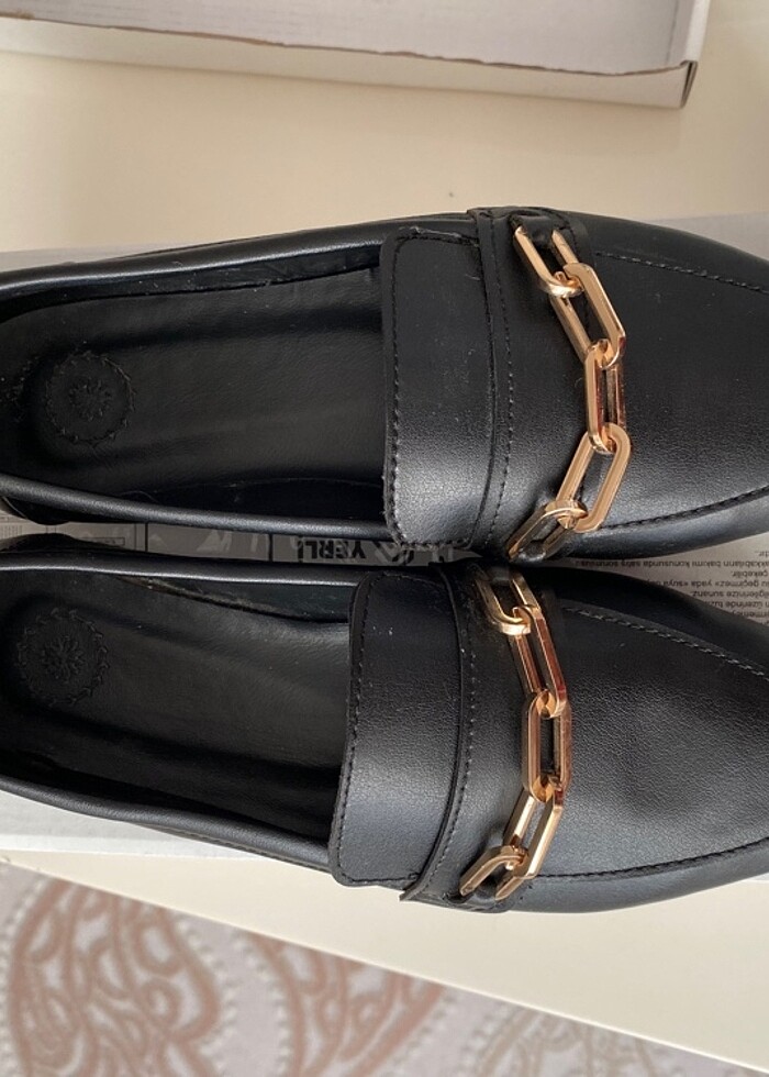 LCW siyah kadın espadril ayakkabı - Görsel 4