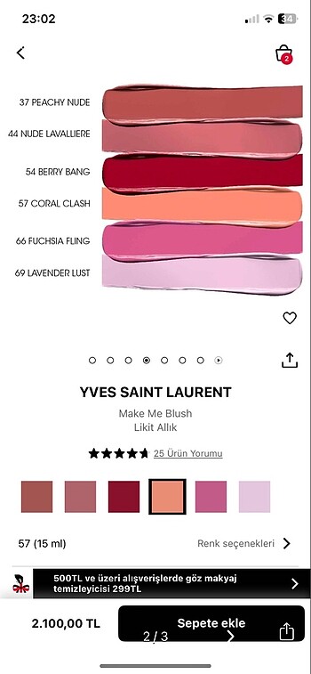 Yves Saint Laurent ysl likit allık
