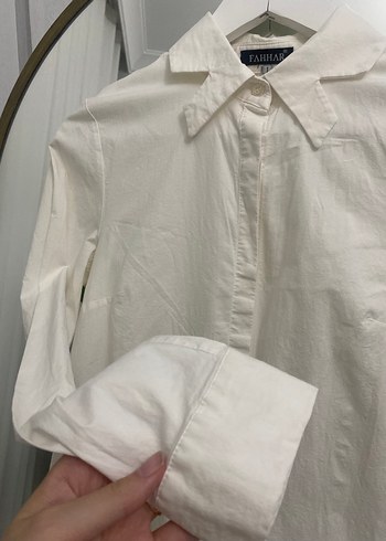 Fahhar Beyaz ekru gömlek - Görsel 3