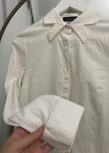 Fahhar Beyaz ekru gömlek - Görsel 4