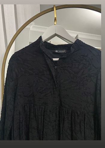 Kk design siyah tunik gömlek - Görsel 2