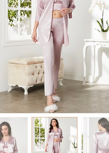Pierre cardin rose Kadın Pijama Takımı - Görsel 3