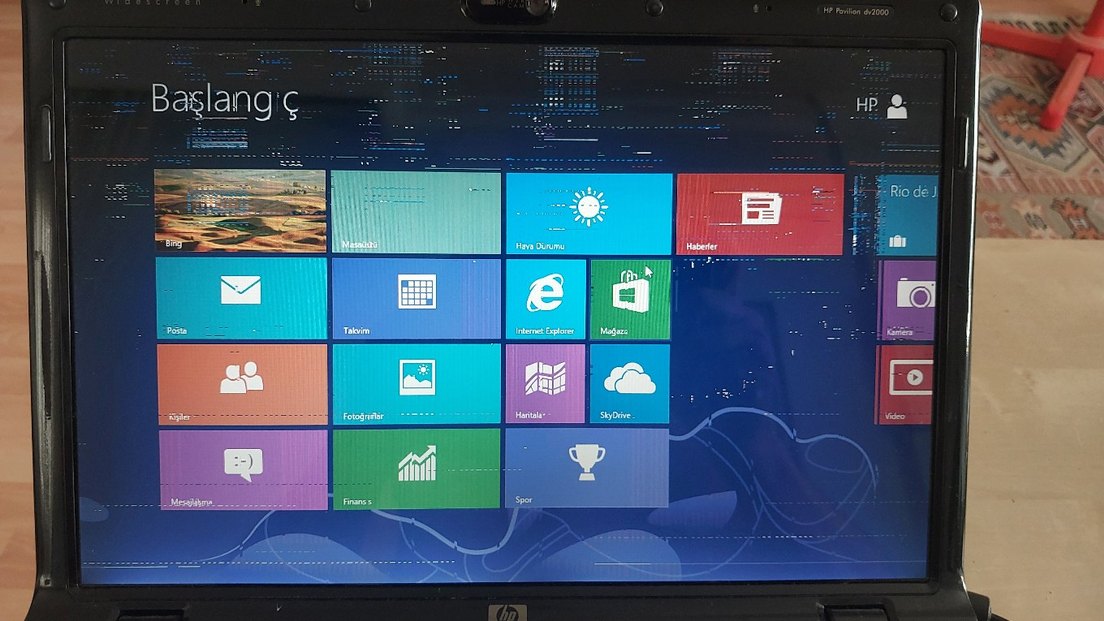 hp pavillion dv2000 dizüstü bilgisayar - Görsel 3