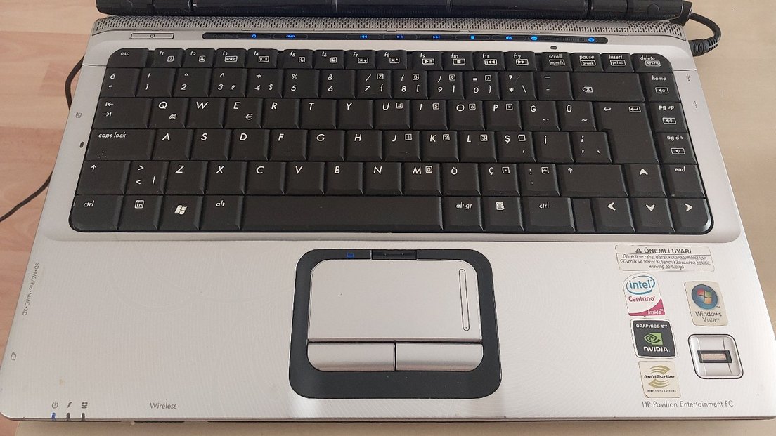 hp pavillion dv2000 dizüstü bilgisayar - Görsel 2