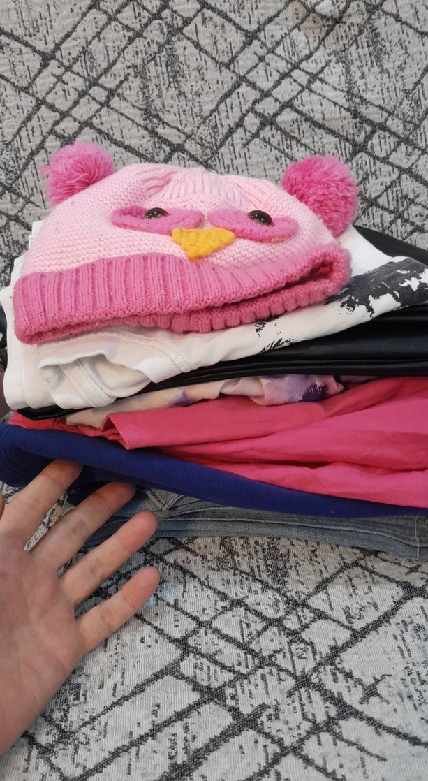 LC Waikiki Kız Çocuk Mavi Uzun Kollu elbise vb — görsel 6/6