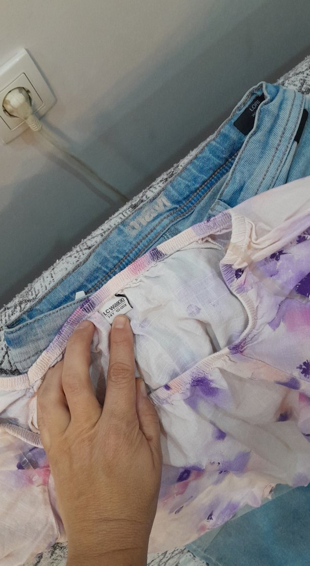 LC Waikiki Kız Çocuk Mavi Uzun Kollu elbise vb — görsel 3/6