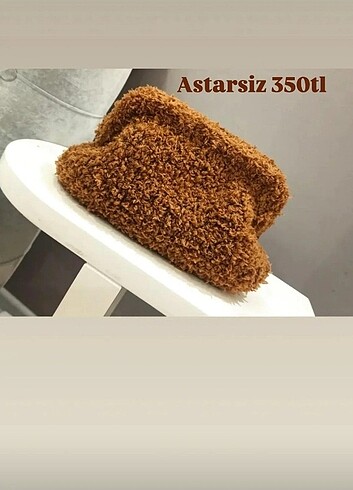 Teddy clutch çanta 