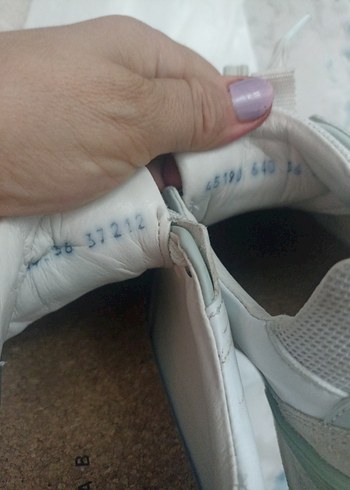 Gri-Beyaz Bağcıklı Kadın Spor Ayakkabı - Görsel 8