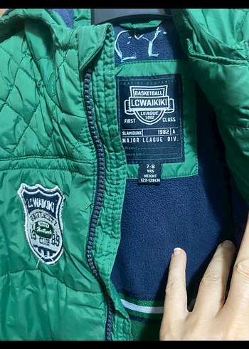 Parlak Yeşil Erkek Çocuk Kapitone Mont - Görsel 2