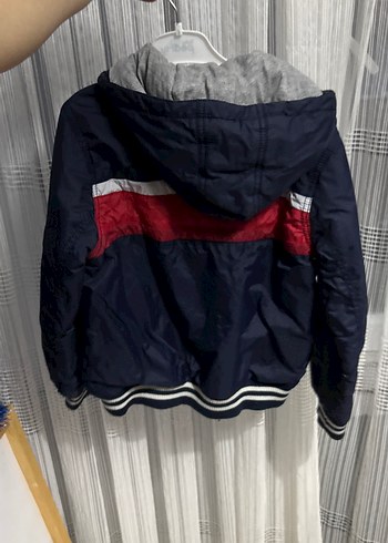 Fermuarlı Koyu Gri Erkek Çocuk Ceket - Görsel 3