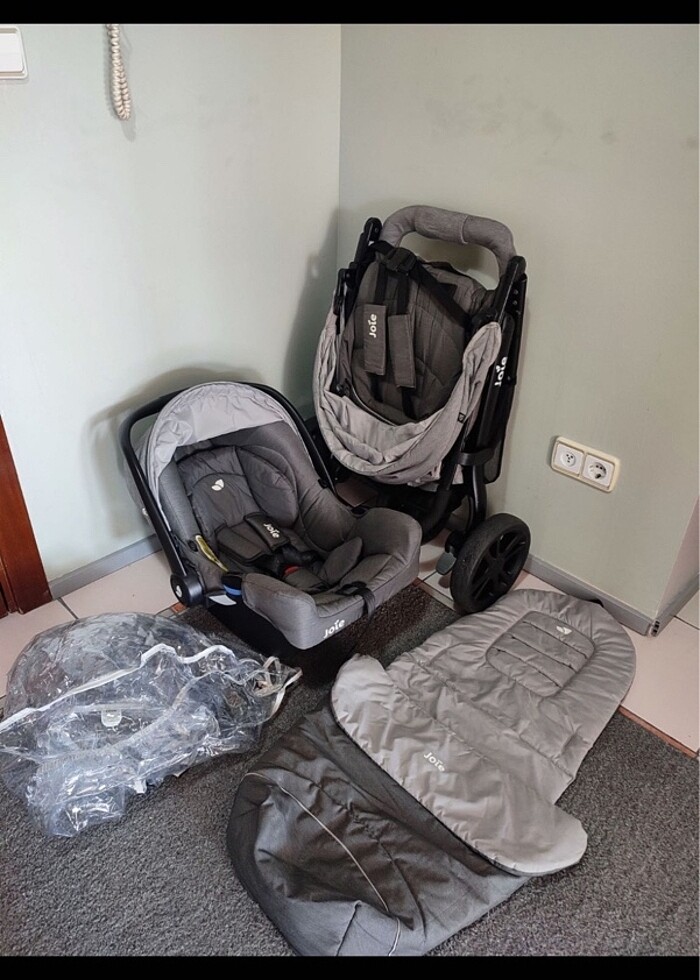 Joie literax 3 travel sistem bebek arabası - Görsel 2