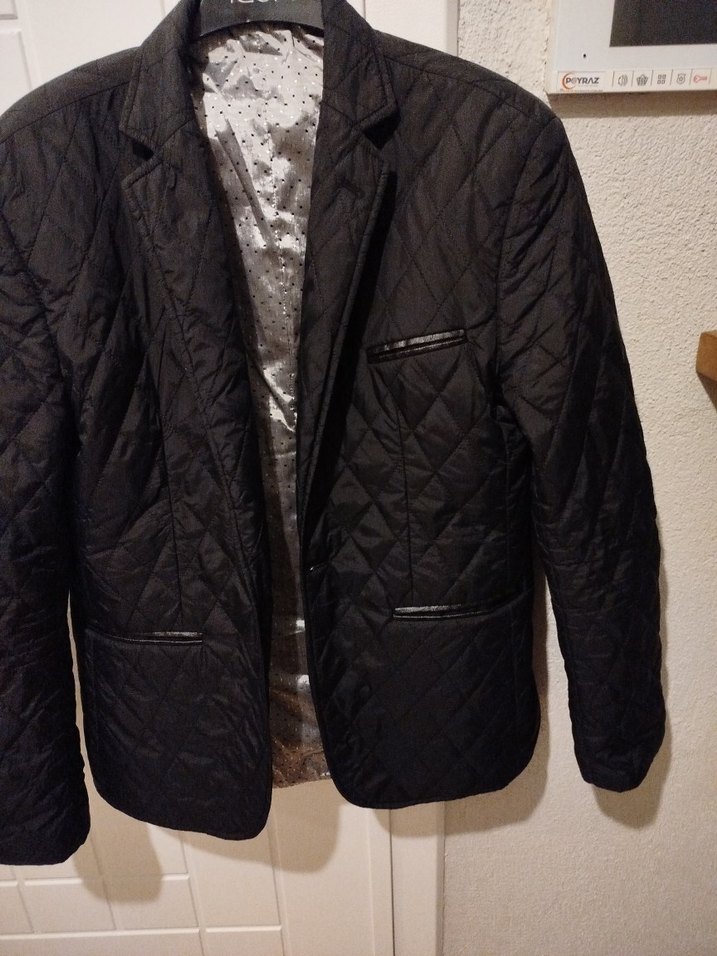 Erkek Siyah Kemerli Midi Ceket - Görsel 4