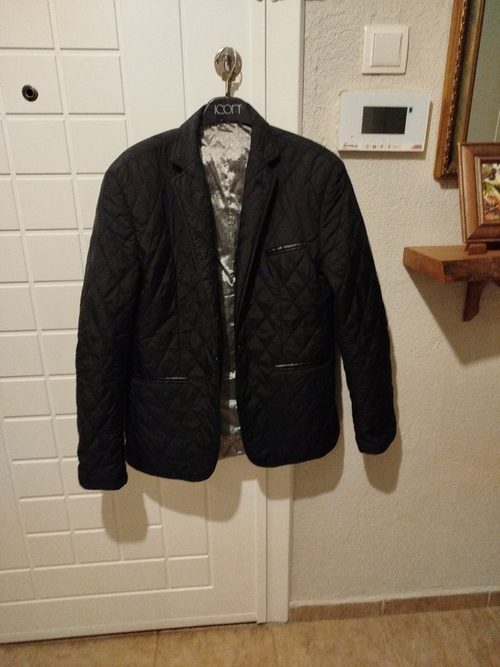 Erkek Siyah Kemerli Midi Ceket - Görsel 2