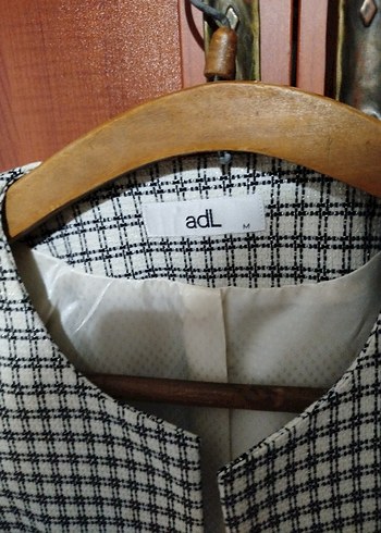 Mini Kareli Kadın Blazer - Görsel 4