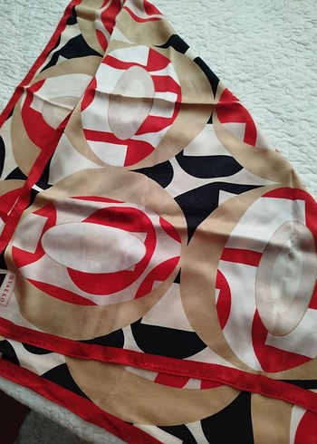 Vakko Tarz Çok Renkli Kadın eşarp - Görsel 3