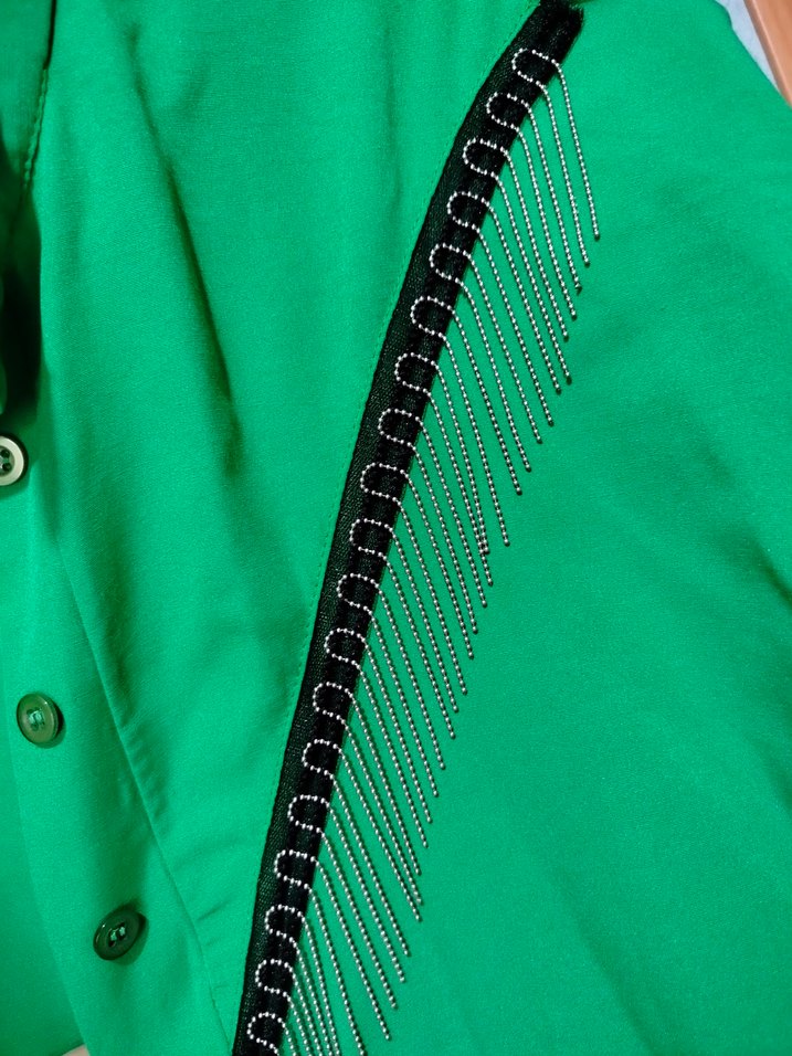 Kadın Yeşil Gömlek - Görsel 2