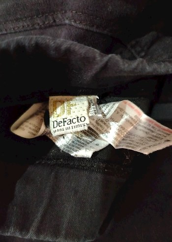 Siyah Rahat Kesim Kadın Pantolon - Görsel 2