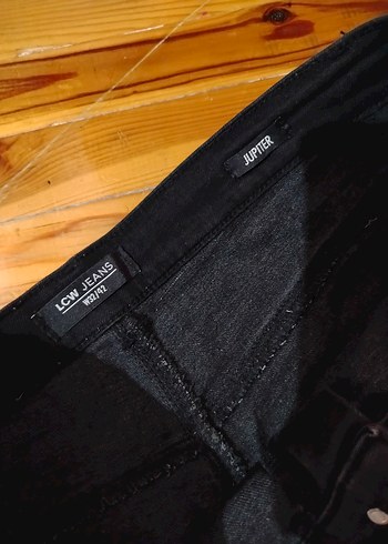 Siyah Kadın Midi Boy Kot Pantolon - Görsel 2