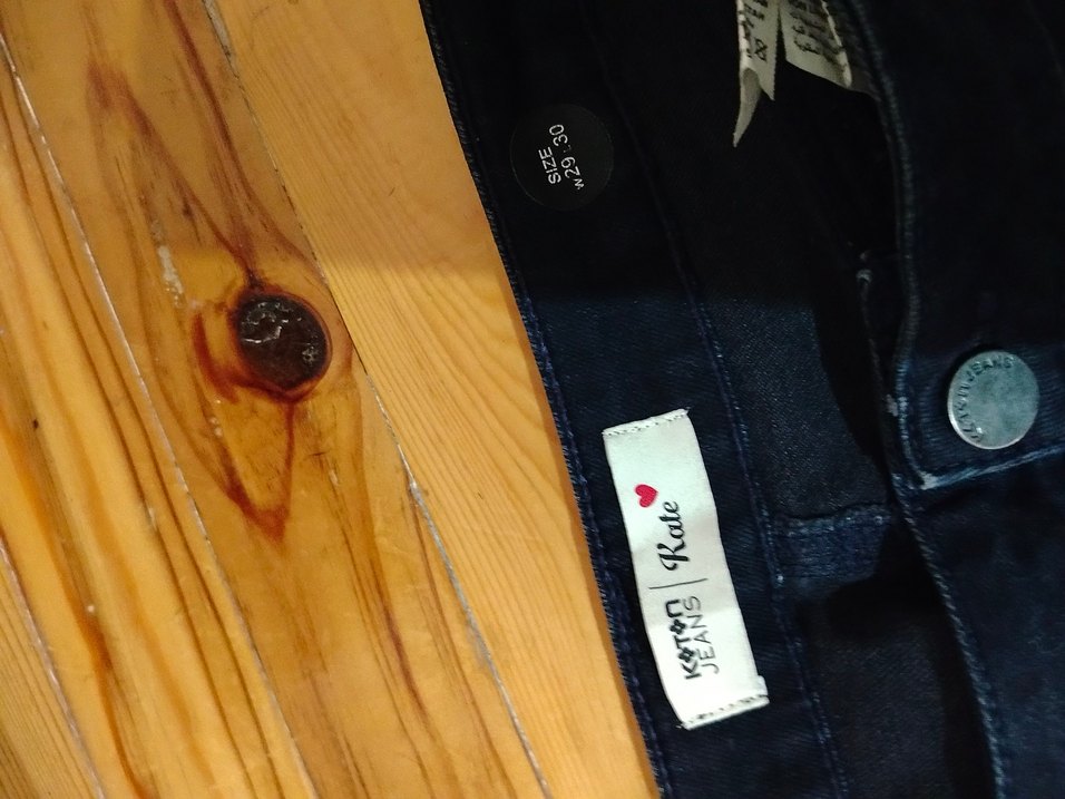 Lacivert Kadın Kot Pantolon - Görsel 2