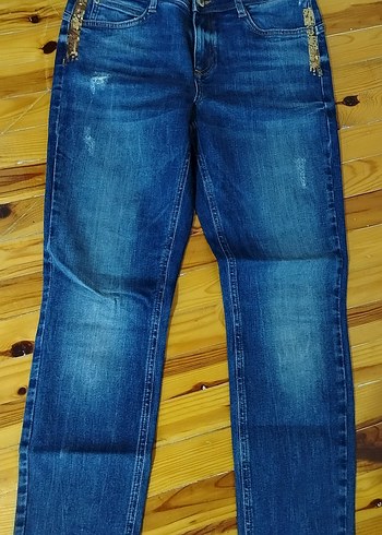 Payetli Kadın Kot pantolon - Görsel 3