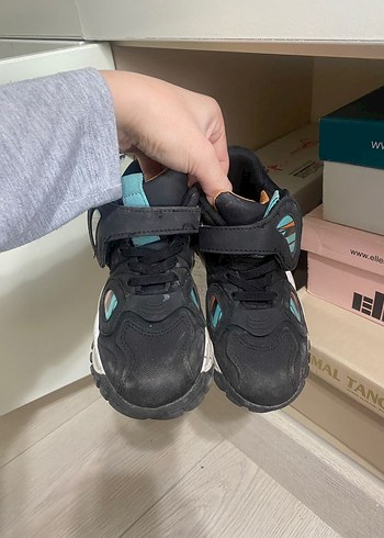 Erkek Çocuk Siyah Bağcıksız Spor Ayakkabı - Görsel 2