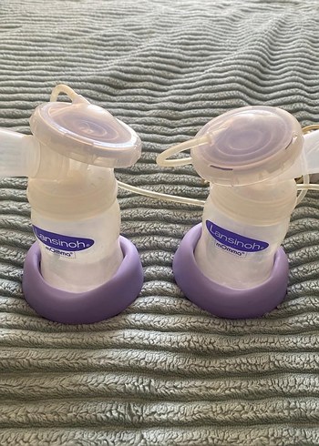 Lansinoh Gri Beyaz Göğüs Pompası - Görsel 3