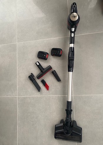 Bosch Siyah Kablosuz Elektrikli Süpürge Unlimited 7 Çift Batarya - Görsel 7