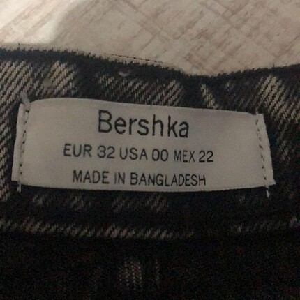 32 Beden bershka eskitme yüksek bel mom jean